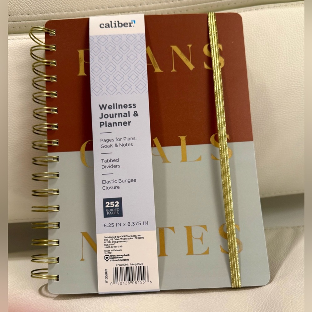 NWT- Caliber Wellness Journal & Planner